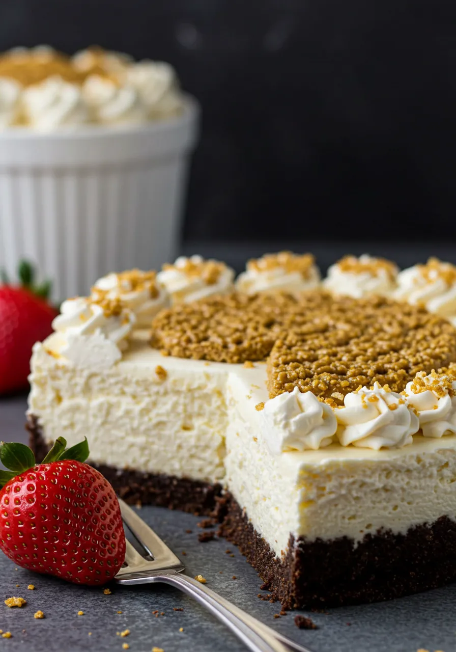 Golden Oreo Strawberry Cheesecake - tertiary view